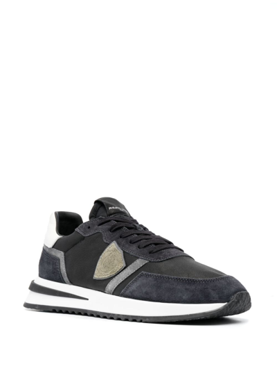 Philippe Model Tropez 2.1 Lace-up Sneakers In Black