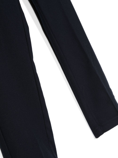 Il Gufo Tailored Straight-leg Trousers In Blue