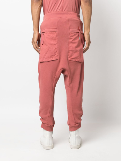 Shop Boris Bidjan Saberi Adjustable-strap Straight-leg Track Pants In Pink