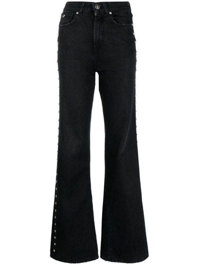 Shop John Richmond Uchida Stud-embellished Jeans In Black