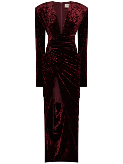 Shop Alexandre Vauthier Long Dress In Red