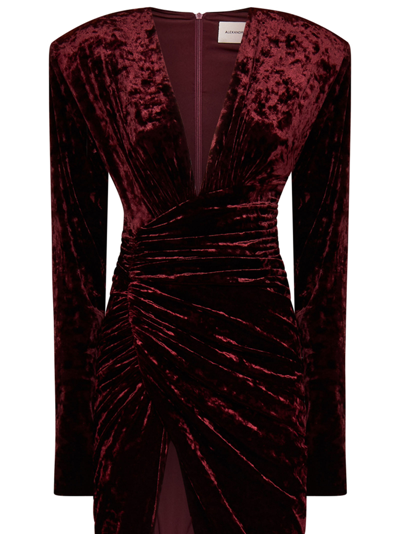 Shop Alexandre Vauthier Long Dress In Red
