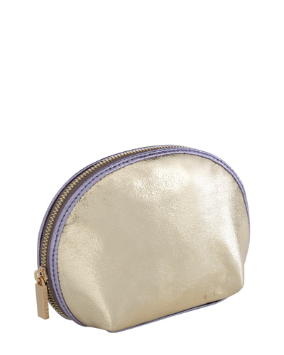 Shop Shiraleah Skyler Cosmetic Pouch In Gold