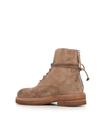 Marsèll Parrucca Lace-up Boots In Beige