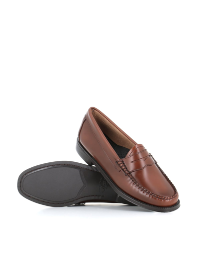 Shop G.h.bass &amp; Co. Loafer Penny In Cognac