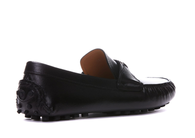Shop Ferragamo Gancini Florin Loafers In Black