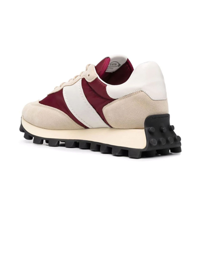Shop Tod's Sneakers Tods 1t In Suede And Fabric In Bianco