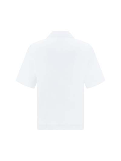 Shop Givenchy Boxy Shirt In White/black