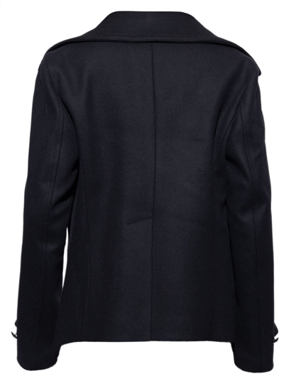 Shop Dsquared2 Black Wool Coat In Nero