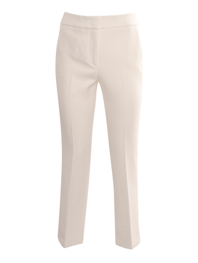 Shop Peserico Slim Pants In White