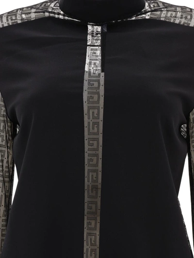 Shop Givenchy See-through Top In Black