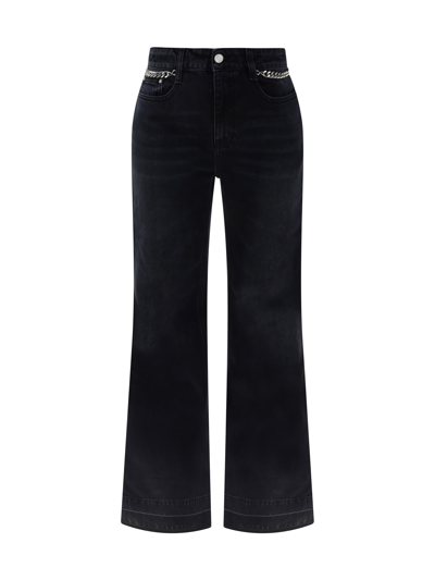 Shop Stella Mccartney Falabella 70's Jeans In Black