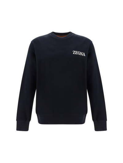 Shop Zegna Sweatshirt In K09