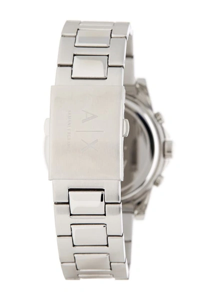 Armani Exchange Outerbanks Chronograph Bracelet Watch, 45mm In Silver