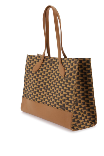 Shop Bally 'pennant' Tote Bag In Brown