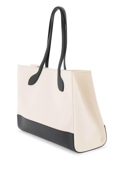 Shop Bally 'keep On' Tote Bag In Black,white