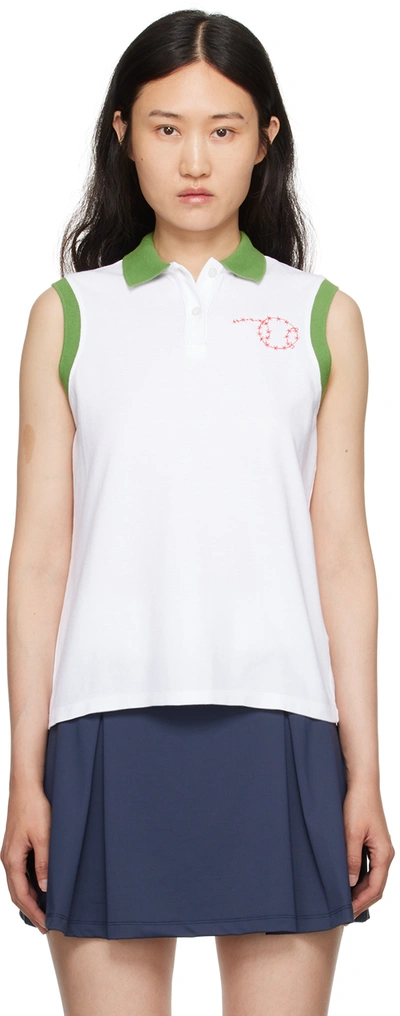 Palmes Ssense Exclusive White Forest Polo In White