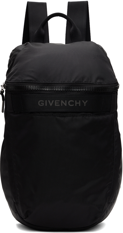 Shop Givenchy Black G-trek Backpack In 001-black
