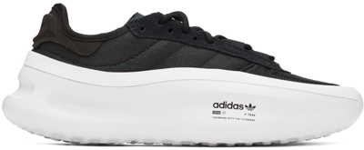 Shop Adidas Originals Black Adifom Trxn Sneakers In Core Black/core Blac