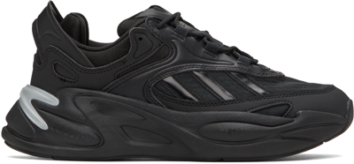 Shop Adidas Originals Black Ozmorph Sneakers In Core Black/core Blac
