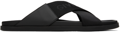 Shop Givenchy Black G Plage Sandals In 001-black