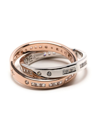 Apm Monaco Ring Mit Kristallen In Gold