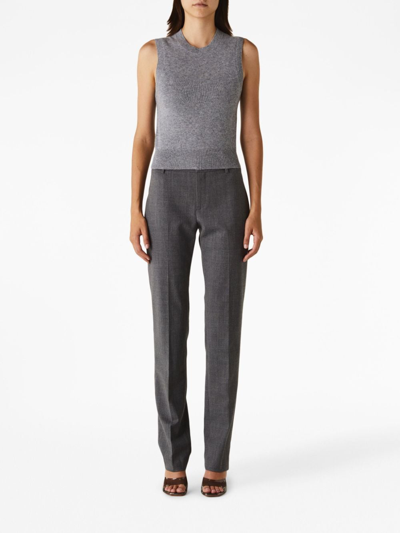 Nili Lotan May Sleeveless Cashmere Sweater In Grau
