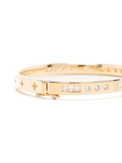Apm Monaco Morse Code Armreif In Gold