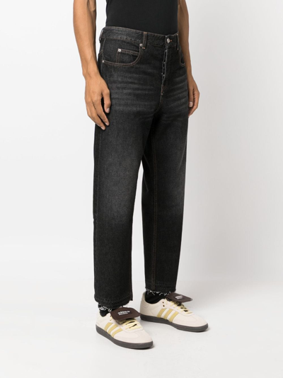 Shop Marant Jelden Straight-leg Jeans In Grau