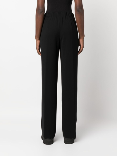 P.a.r.o.s.h Poker Elasticated Track Pants In Schwarz