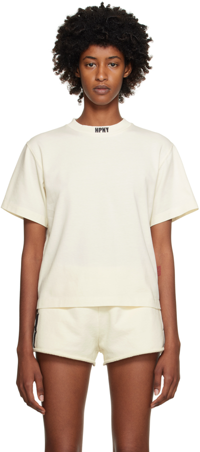 Shop Heron Preston White 'hpny' T-shirt In White Black