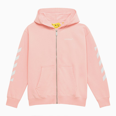 Shop Off-white ™ | Arrows Zipped Pink Hoodie