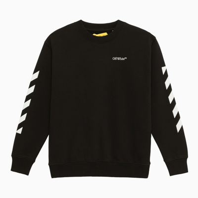 Shop Off-white ™ | Arrows Black Crewneck Sweatshirt
