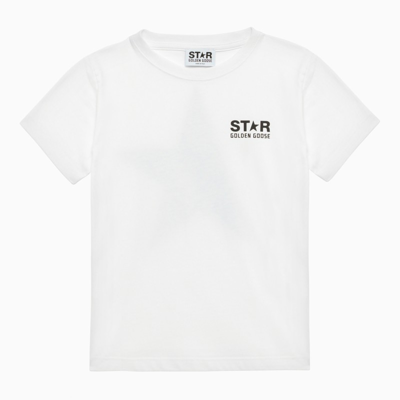 Shop Golden Goose | Star White Crew-neck T-shirt