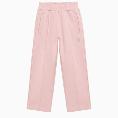 Shop Golden Goose | Star Jogging Trousers Pink/silver
