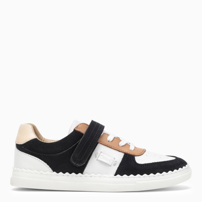 Shop Chloé | Low Multicoloured Trainer In Blue