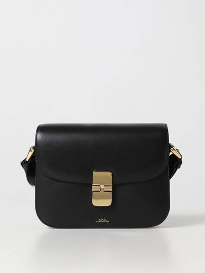 Apc Schultertasche A.p.c. Damen Farbe Schwarz In Black