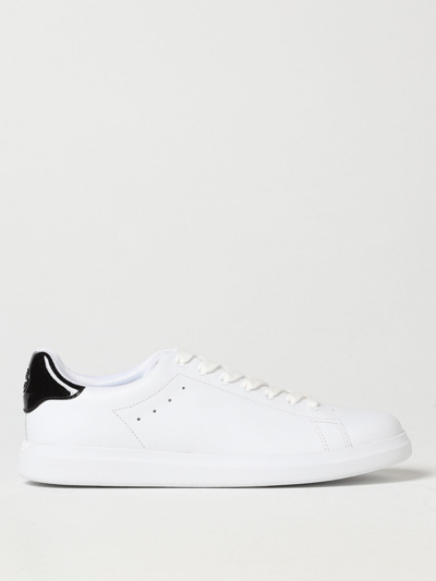 Shop Tory Burch Leather Sneakers In White