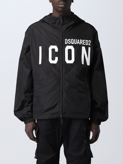 Shop Dsquared2 Nylon Jacket In Black