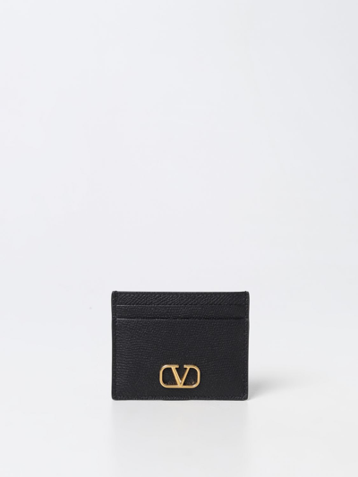 Valentino Vlogo Signature Zipper Card Holder