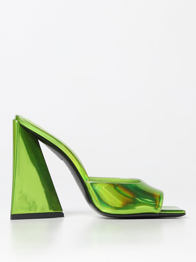 Shop Attico Heeled Sandals The  Woman Color Lime