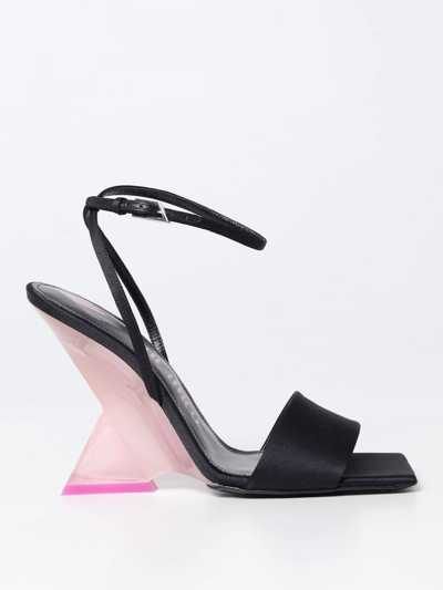 Shop Attico Heeled Sandals The  Woman Color Black