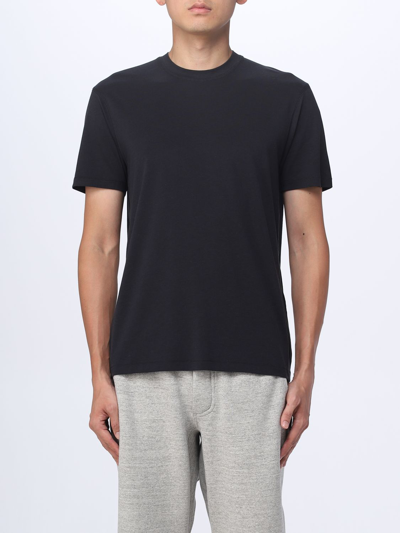 Shop Tom Ford T-shirt In Cotton And Lyocell In Black