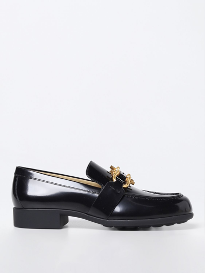 Bottega Veneta Monsieur Calfskin Bit Loafers In Black