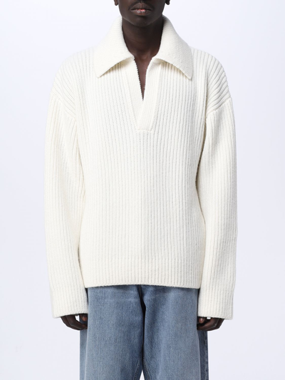 Shop Bottega Veneta Sweater In Wool And Cashmere In White
