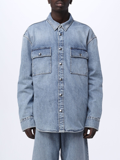 Bottega Veneta Denim Overshirt In Denim