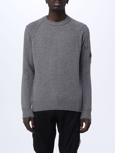 Shop C.p. Company Sweater  Men Color Grey