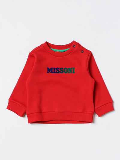Shop Missoni Cotton Sweatshirt In Red