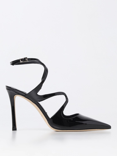Shop Jimmy Choo Azia Pumps In Patent Leather In Black