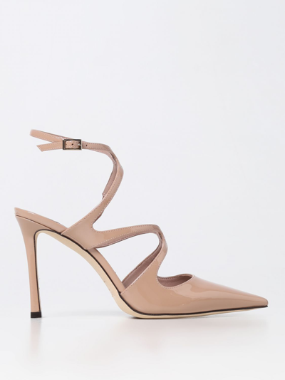 Shop Jimmy Choo Azia Pumps In Patent Leather In Pink